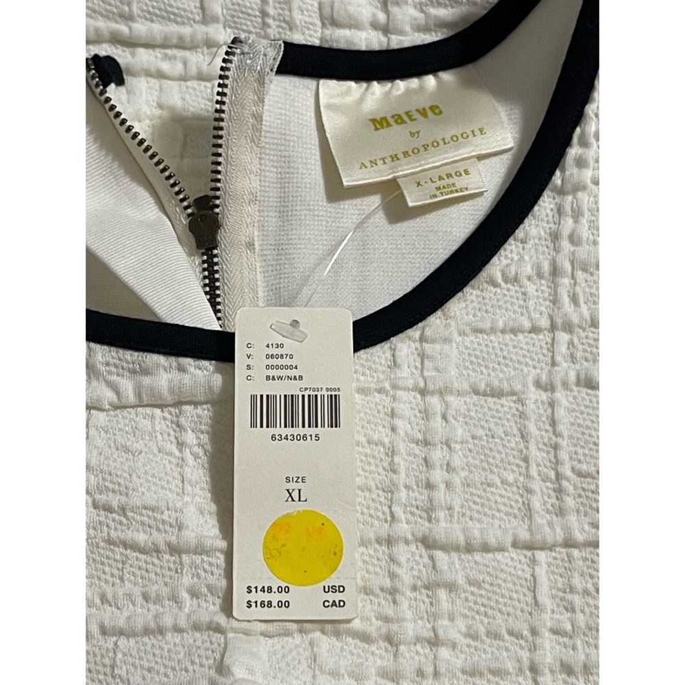 Anthropologie Maeve Patch-Pocket Mini Dress NWT SZ XL - Picture 7 of 10
